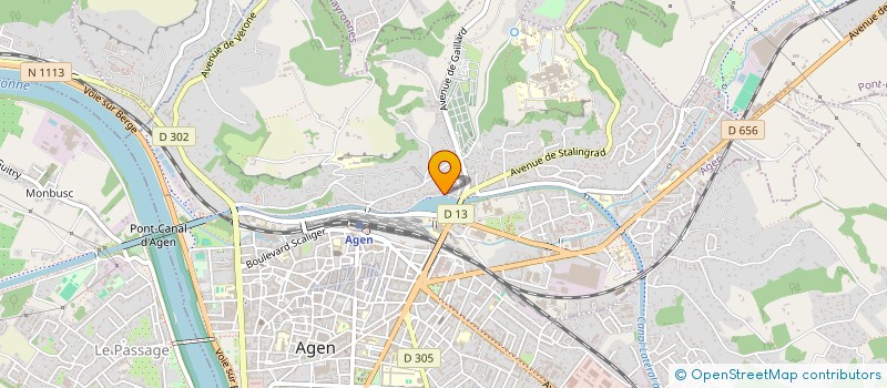 localisation de l'entreprise MONSIEUR JEAN-THIEBAUT MERKLEN  AGEN