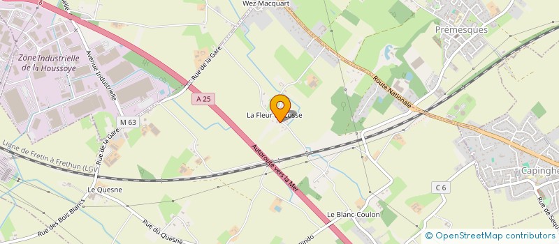 localisation de l'entreprise MONSIEUR JEAN THIEFFRY  ENNETIERES-EN-WEPPES