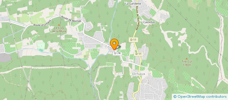 localisation de l'entreprise MONSIEUR JEAN THIEFFRY  UCHAUX