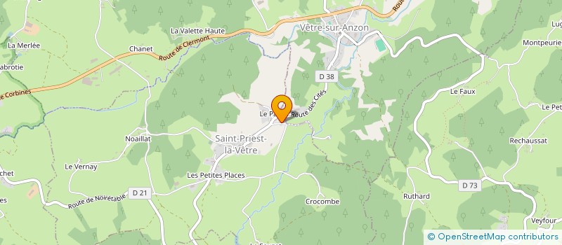 localisation de l'entreprise MONSIEUR JEAN THIEN  SAINT-PRIEST-LA-VETRE