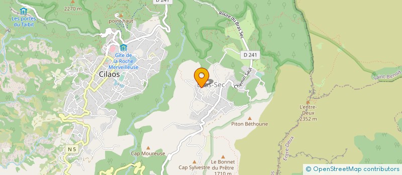 localisation de l'entreprise MONSIEUR JEAN-THIERRY BENARD  CILAOS