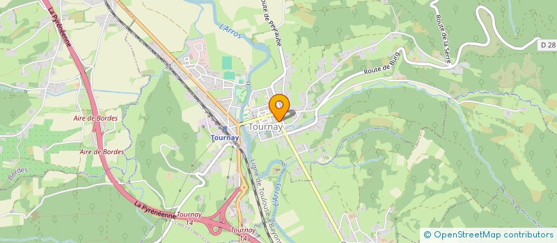 localisation de l'entreprise MONSIEUR JEAN-THIERRY CHANE-FOC  TOURNAY