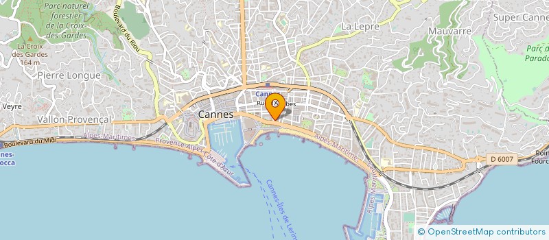 localisation de l'entreprise MONSIEUR JEAN THIERY à CANNES