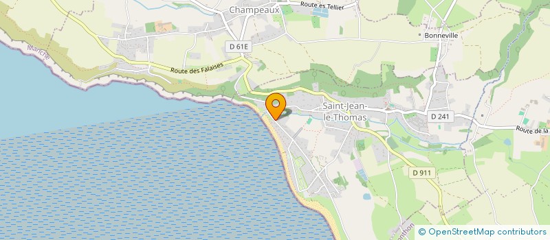 localisation de l'entreprise MONSIEUR JEAN THILAND  SAINT-JEAN-LE-THOMAS