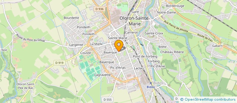 localisation de l'entreprise MONSIEUR JEAN THILL à OLORON-SAINTE-MARIE