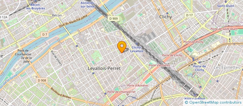 localisation de l'entreprise MONSIEUR JEAN THILL à LEVALLOIS-PERRET