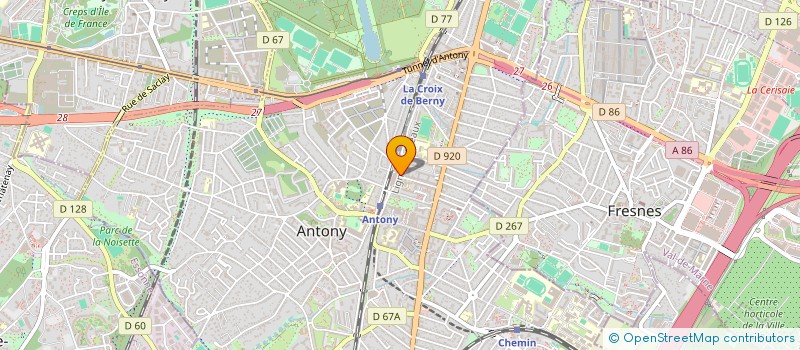 localisation de l'entreprise MONSIEUR JEAN THILLOIS à ANTONY
