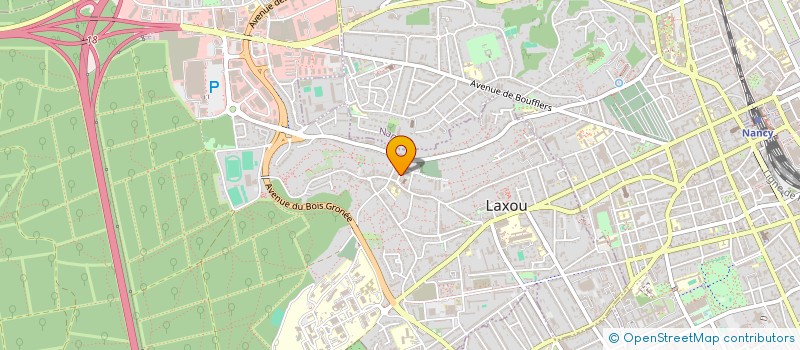 localisation de l'entreprise MONSIEUR JEAN THINUS  LAXOU