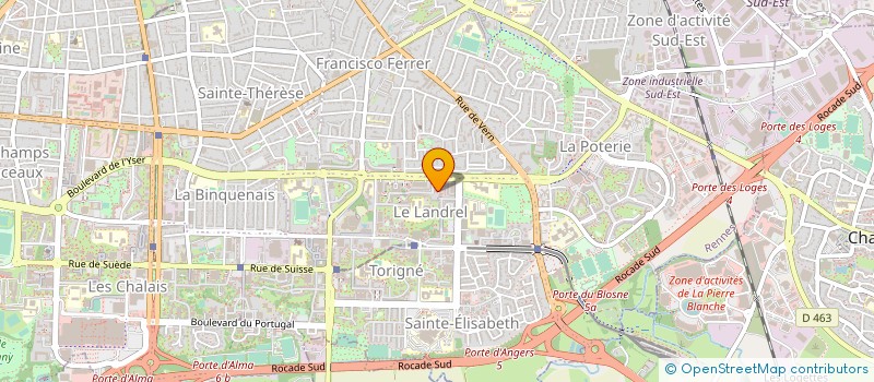 localisation de l'entreprise MONSIEUR JEAN THIROUARD  RENNES