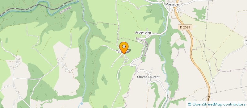 localisation de l'entreprise MONSIEUR JEAN THIVANT  PERPEZAT