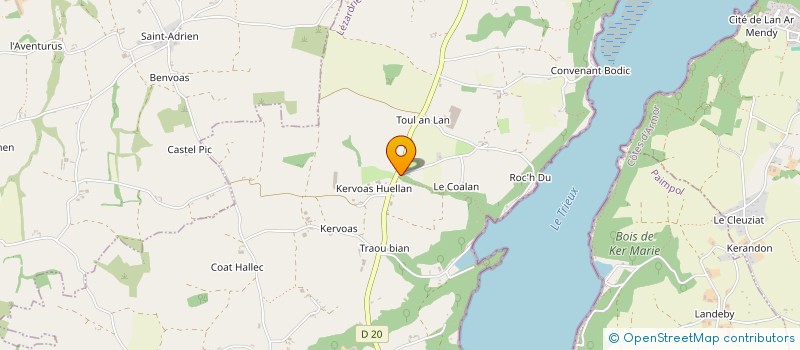 localisation de l'entreprise MONSIEUR JEAN THOMAS  LEZARDRIEUX