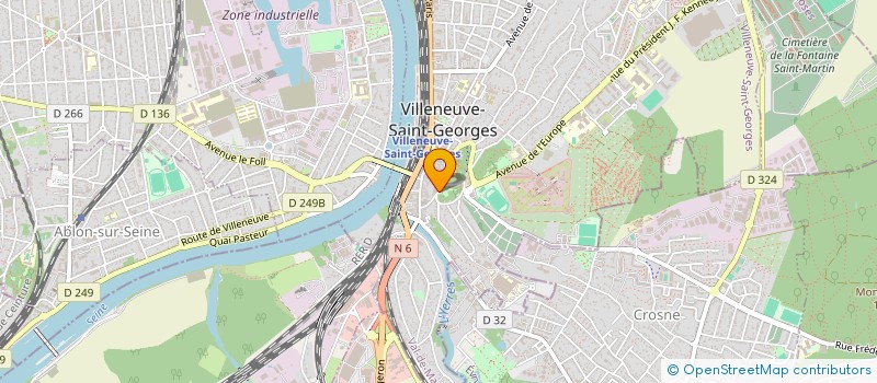 localisation de l'entreprise MONSIEUR JEAN THOMAS à VILLENEUVE-SAINT-GEORGES