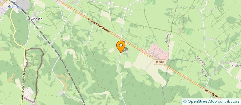 localisation de l'entreprise MONSIEUR JEAN THOMAS  MAYRINHAC-LENTOUR