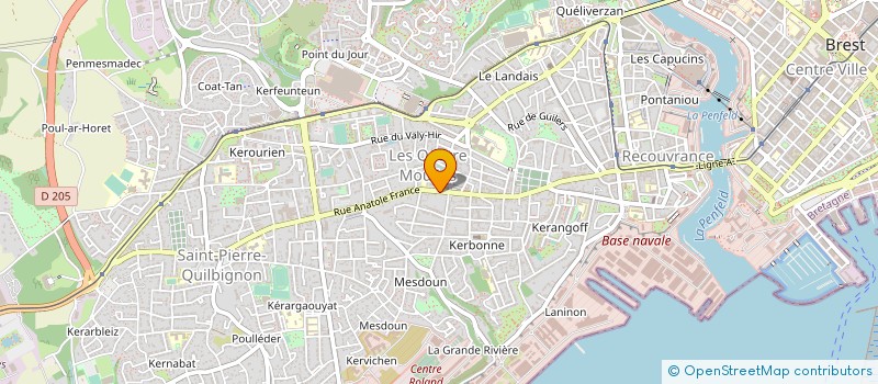 localisation de l'entreprise MONSIEUR JEAN THOMAS à BREST