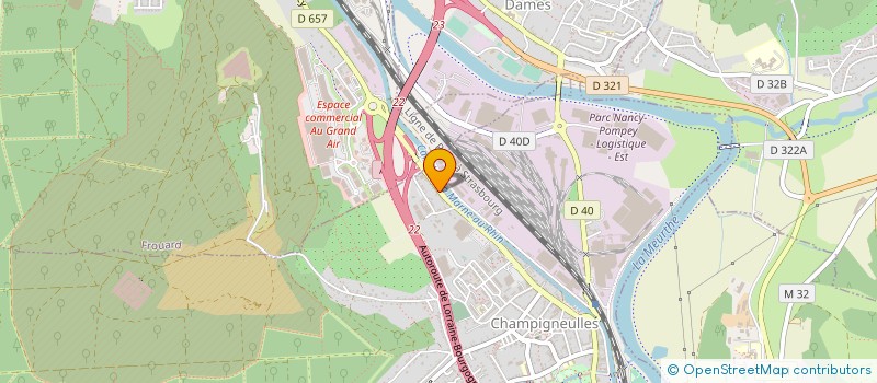 localisation de l'entreprise MONSIEUR JEAN THOMAS à CHAMPIGNEULLES