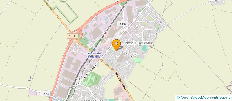 localisation de l'entreprise MONSIEUR JEAN THOMAS à LE PLESSIS-BELLEVILLE