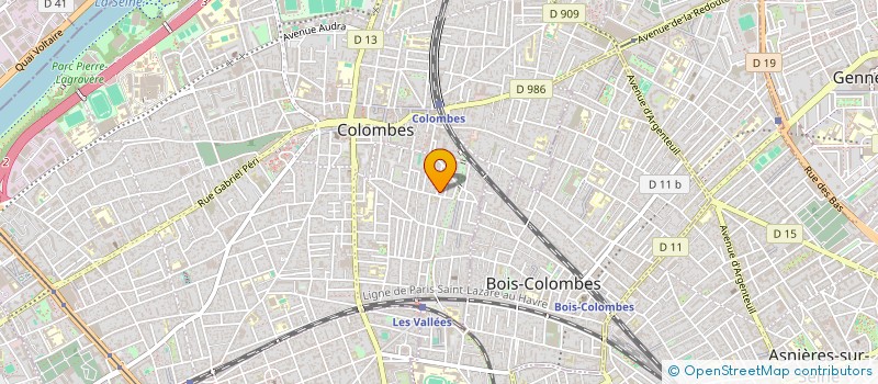 localisation de l'entreprise MONSIEUR JEAN THOMAS  COLOMBES