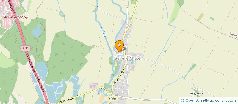 localisation de l'entreprise MONSIEUR JEAN-THOMAS CARDIEL  CHAMPAGNE-SUR-VINGEANNE