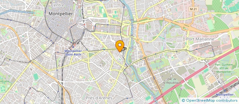 localisation de l'entreprise MONSIEUR JEAN-THOMAS LAURENT  MONTPELLIER