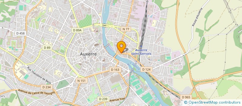localisation de l'entreprise MONSIEUR JEAN-THOMAS MEYER à AUXERRE