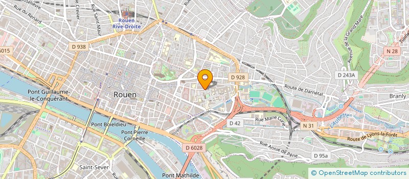 localisation de l'entreprise MONSIEUR JEAN THOMINE  ROUEN