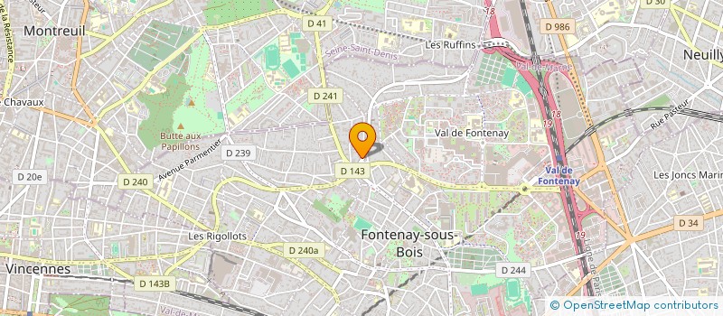 localisation de l'entreprise MONSIEUR JEAN THORIN à FONTENAY-SOUS-BOIS