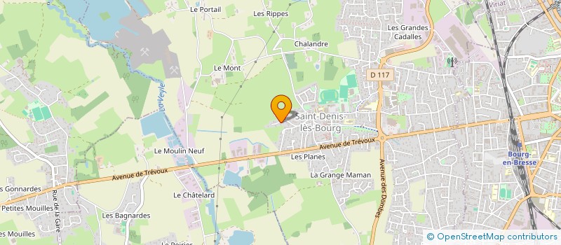 localisation de l'entreprise MONSIEUR JEAN THOUNY à SAINT-DENIS-LES-BOURG