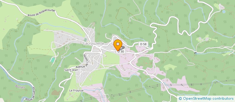 localisation de l'entreprise MONSIEUR JEAN THOUY  LACROUZETTE