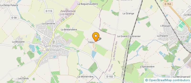 localisation de l'entreprise MONSIEUR JEAN THUAUD  SAINT-HILAIRE-DE-CLISSON