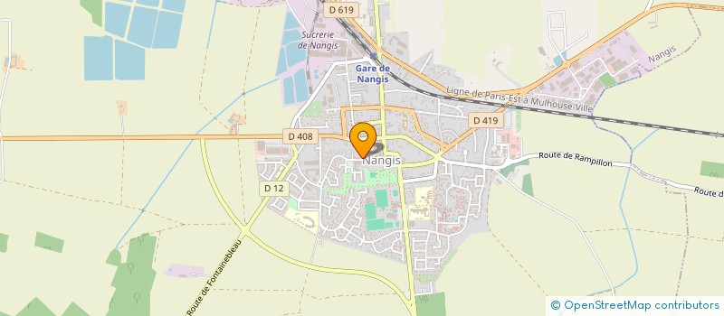 localisation de l'entreprise MONSIEUR JEAN THURET  NANGIS