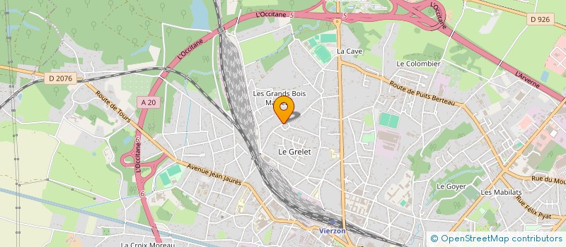 localisation de l'entreprise MONSIEUR JEAN THURIERE  VIERZON