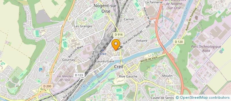 localisation de l'entreprise MONSIEUR JEAN TIC  CREIL