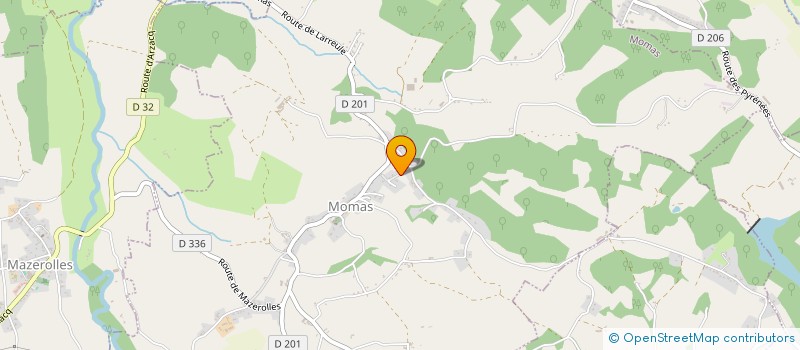 localisation de l'entreprise MONSIEUR JEAN TILHET-COARTET  MOMAS