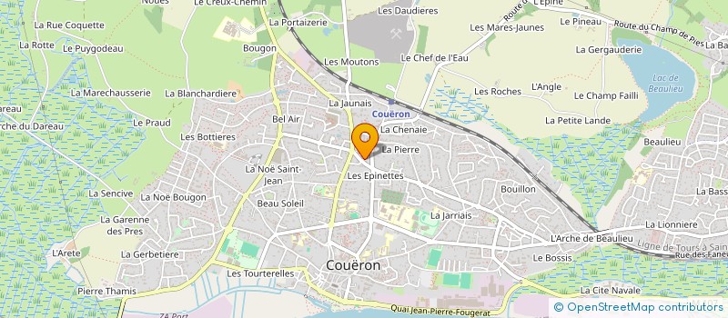 localisation de l'entreprise MONSIEUR JEAN TIMON à COUERON