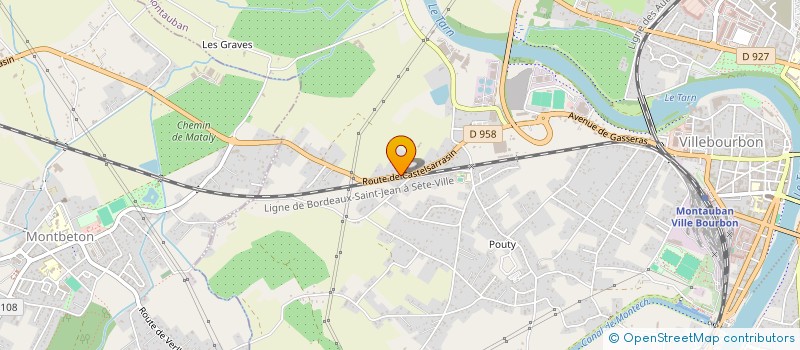 localisation de l'entreprise MONSIEUR JEAN TINTINAGLIA  MONTAUBAN