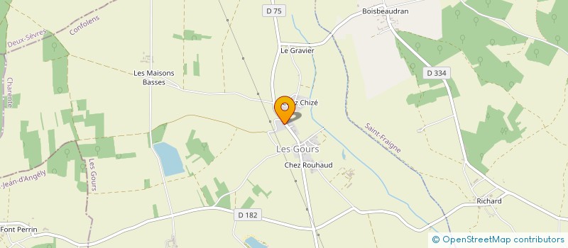 localisation de l'entreprise MONSIEUR JEAN TIPHONNET à LES GOURS