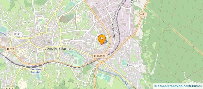 localisation de l'entreprise MONSIEUR JEAN TIRET à LONS-LE-SAUNIER