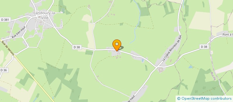 localisation de l'entreprise MONSIEUR JEAN TIRTIAUX  LANDOUZY-LA-VILLE