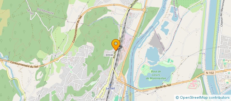 localisation de l'entreprise MONSIEUR JEAN TISON  LE TEIL