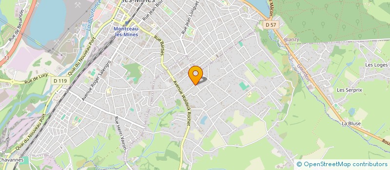 localisation de l'entreprise MONSIEUR JEAN TISSIER  POUILLOUX