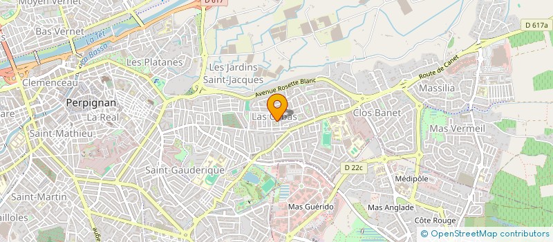 localisation de l'entreprise MONSIEUR JEAN TIXADOR  PERPIGNAN