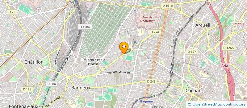 localisation de l'entreprise MONSIEUR JEAN TOCQUEC à BAGNEUX