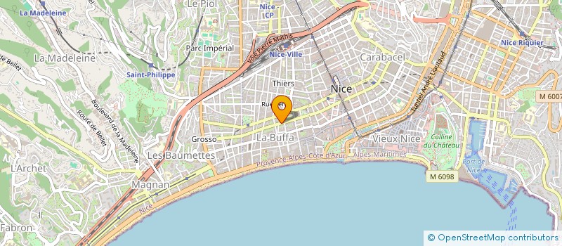 localisation de l'entreprise MONSIEUR JEAN TOGNACCIOLI  NICE