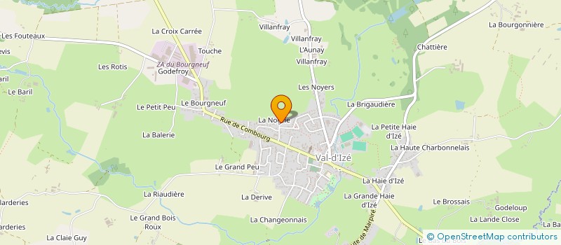 localisation de l'entreprise MONSIEUR JEAN TOINARD  VAL-D'IZE