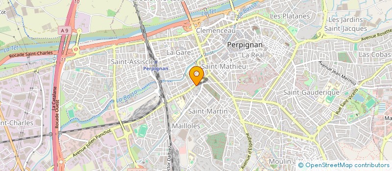 localisation de l'entreprise MONSIEUR JEAN TOMISSI à PERPIGNAN
