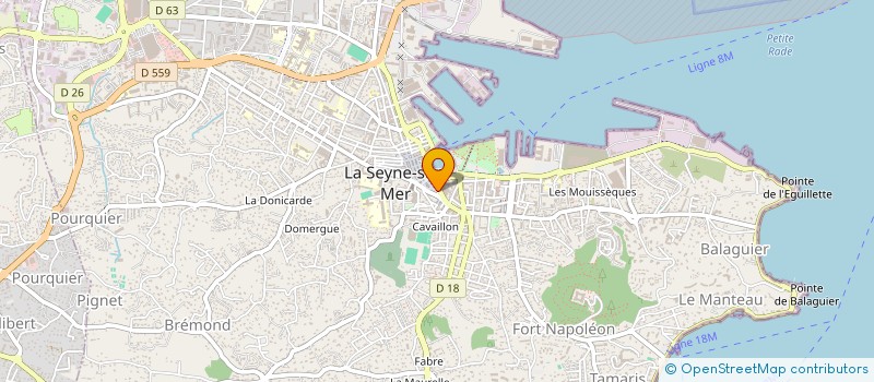 localisation de l'entreprise MONSIEUR JEAN TONIN à LA SEYNE-SUR-MER