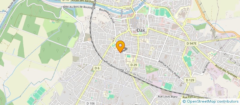 localisation de l'entreprise MONSIEUR JEAN TONIUTTI à DAX