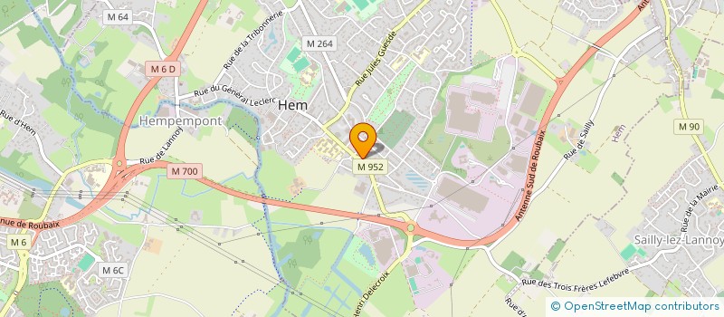 localisation de l'entreprise MONSIEUR JEAN TOP  HEM