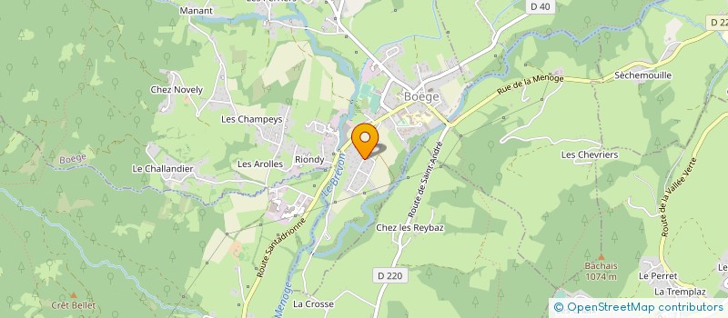 localisation de l'entreprise MONSIEUR JEAN TORNIER à BOEGE