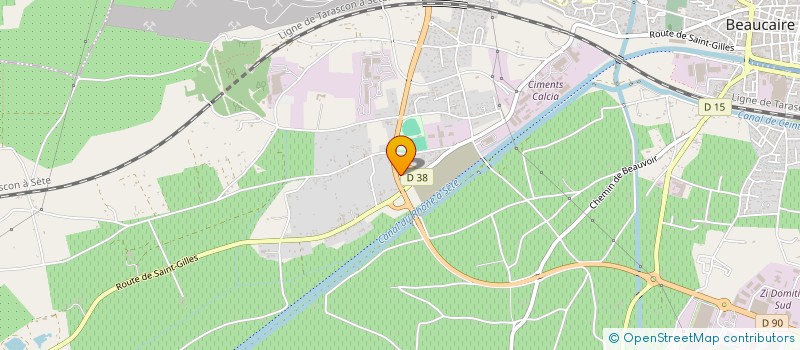 localisation de l'entreprise MONSIEUR JEAN TORRES  BEAUCAIRE